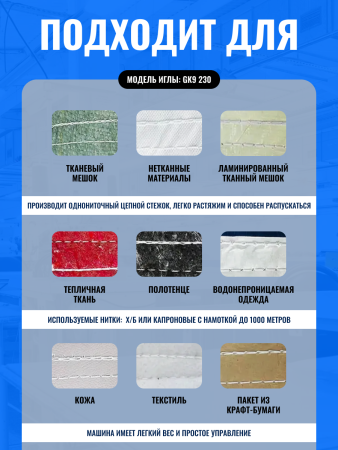 Мешкозашивочная машина Foodatlas Eco GK-9-2